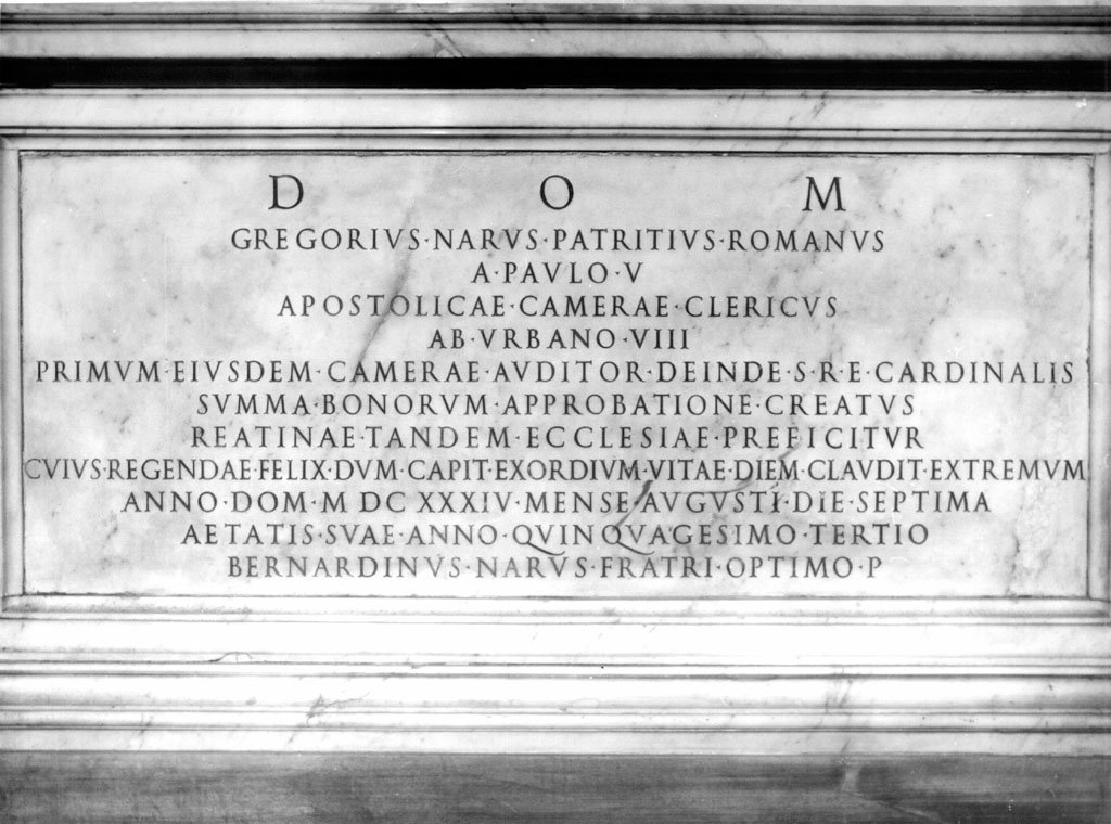 monumento funebre di Bernini Gian Lorenzo (attribuito) (sec. XVII)